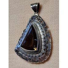 Pendentif Quartz Fumé