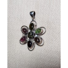 Pendentif Multiples Tourmalines