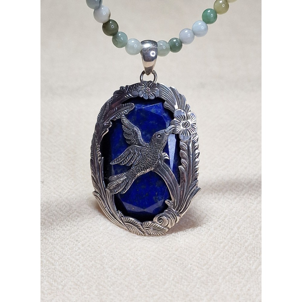 Pendentif Oiseau Lapis-Lazuli