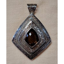 Pendentif Quartz Fumé