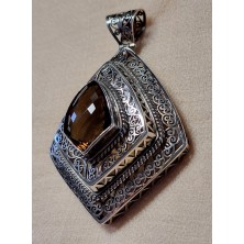 Pendentif Quartz Fumé