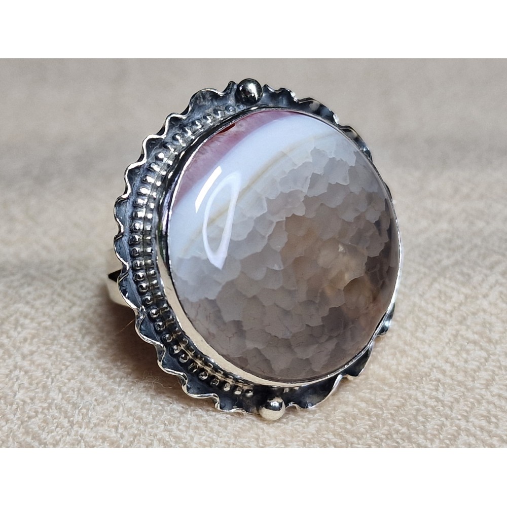 Bague Agate du Botswana