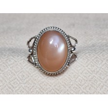 Bague Pierre de Lune Orange