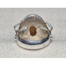 Bague Pierre de Lune Orange