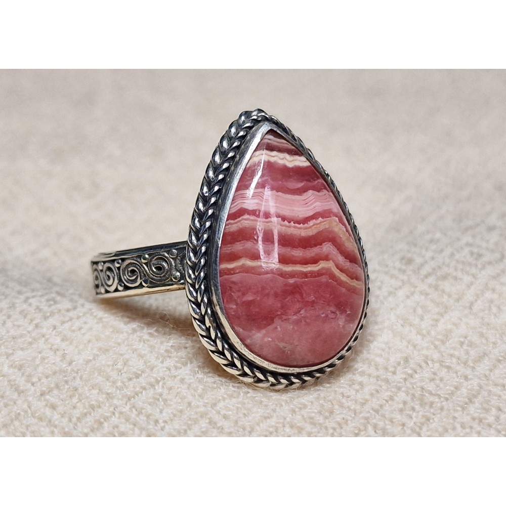 Bague Rhodochrosite