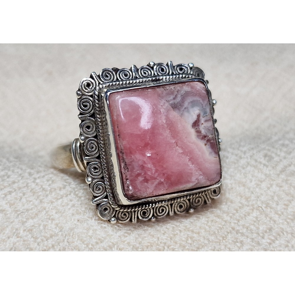 Bague Rhodochrosite