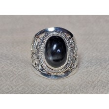 Bague Diopside étoilée