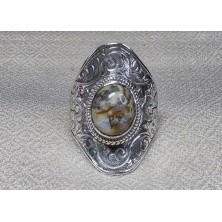Bague Jaspe Polychrome