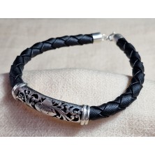 Bracelet Cuir et Argent