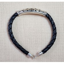 Bracelet Cuir et Argent