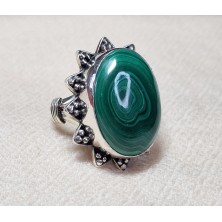 Bague Malachite