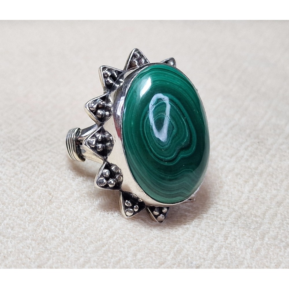 Bague Malachite