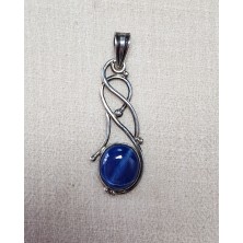 Pendentif Saphir étoilé