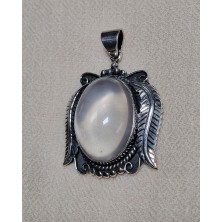 Pendentif Quartz Rose